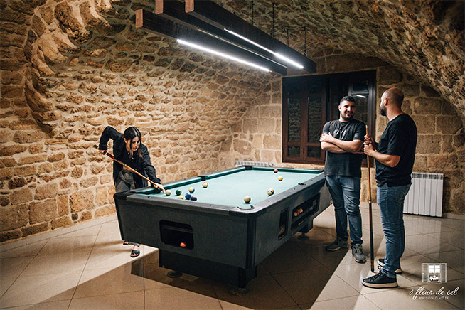 Billiard room